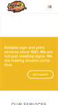Mobile Screenshot of instantsigns.com