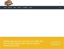 Tablet Screenshot of instantsigns.com